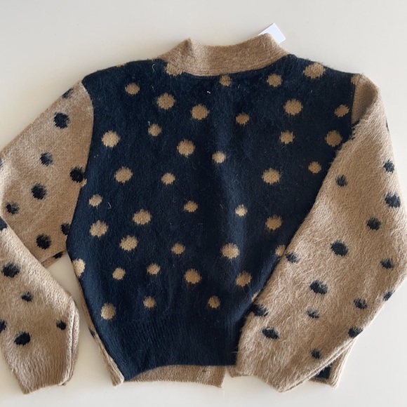 TOPSHOP Mixed Spot Cardigan. NWT NEVER WORN - Picture 8 of 10